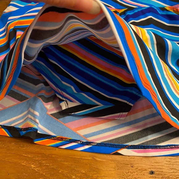 Dolfin Small Aquashape A-Line Swim Skirt bottoms bikini blue - Picture 5 of 7